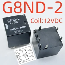 새로운 G8ND 2 12VDC 교체 가능: 2UK 12V 릴레이 8핀, G8ND-2 12VDC