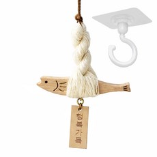 리빙메이커 액막이 명태 북어 개업 이사 집들이 선물, 나무색 + 행복가득