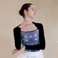 워머 볼레로 가디건 슈러그워머 어깨워머 보우낸져 발레워머, A. 검은 색 가을과 겨울 따뜻한 스타일, B. M, C. L