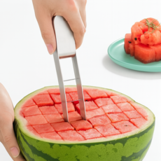 손쉬운 수박 큐브 커터 304 스테인리스 과일 슬라이서, 1개