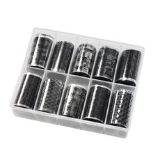 매직필름세트 10종 홀로그램 호일 필름 네일, 1개, 네일필름세트 - 01