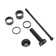 라이트 비 오토바이 개조 키트용 알루미늄 프론트 포크 서스펜션 코어, 1. Black, 기본