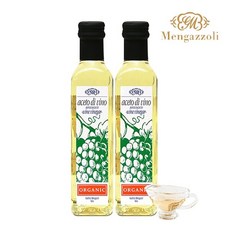 멩가졸리 유기농 화이트 와인 식초, 250ml, 2개
