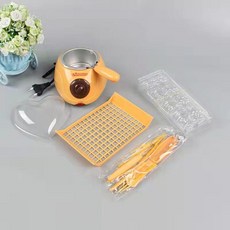 비누 초콜릿 워머 용해기 온도조절 베이킹 도구, 싱글 팟 옐로우, 기본 색상
