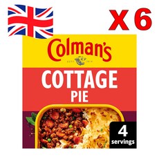45g 6개 콜맨스 콜만스 코티지 파이 레시피 믹스 Colman's Cottage Pie Recipe Mix