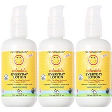 캘리포니아베이비 카렌듈라 에브리데이 어린이로션, 251ml, 3개