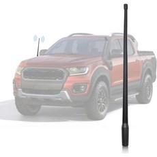 아니나 13인치 자동차 안테나 마스트 포드 20122022 F150 F250 F350 슈퍼 듀티 익스플로러 레인저 이스케이프 포커스 FMAM 라디오 세차 방수 내구성 유연한 고, 아니나 13인치 자동차 안테나 마스트 포드 201220