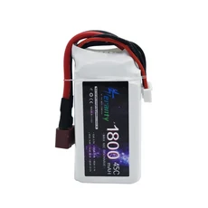 3S 11.1V 리튬폴리머 배터리 45C60C 1500mAh T Deans XT60 플러그 포함 RC 자동차 비행기 보트용, 04 1800 45C T