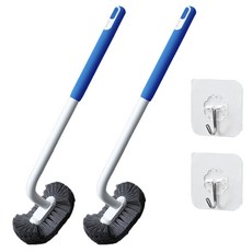 클린트 화장실 변기 청소솔 변기솔, 2세트, 혼합색상