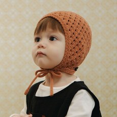 해피프린스 플레르 니트 아기 보넷