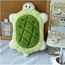 악세사리하우스 귀여운 거북이 필통 화장품 파우치 키링 동전 지갑, PUC 26 똘망 거북