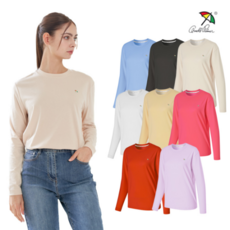 아놀드파마 여성 라운드 베이직 긴팔 티셔츠 8종 택1 2776362