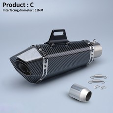 범용 스테인레스 스틸 요시무라 배기 머플러 gsxr150 R15 duke200 cli cbr150r MT15 gixser150 250 rc200 cbr500r R3, Type C