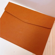 仿皮革磁扣文件夾, 質感咖, 1個