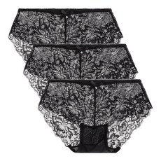 아이엠속옷 여성 레이스팬티 3매세트 망사팬티 여자팬티세트