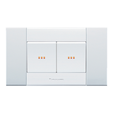 Panasonic 銀河系列 二開關 二切開關 WEMF5122, 1個