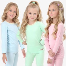 프리미에팜 유아동용 솔리드 후라이스 9부 실내복 세트