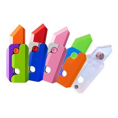 솔리드 3D 토이나이프 5종 장난감칼 당근칼, 혼합색상, 1개