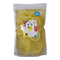 청담 수제청 과육많이 레몬청 2Kg 대용량 홈카페 레몬에이드 레몬차, 1개, 1개입