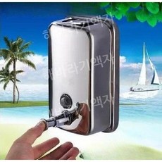 핸드워시 디스펜서 304 스테인리스 손세정 벽걸이형 호텔 팬션, 800ml 304 스테인레스, 1개