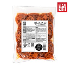 기타 한성 연근조림 1kg / 업소용 대용량, 1개