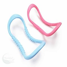 MLStore 돌기형 요가링 다리마사지기구, 핑크