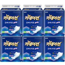 카네이션 속기저귀 오버나이트 6회 28매 2팩, 오버나이트 이상, 28개입, 6개