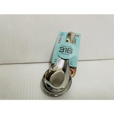 316不銹鋼兒童湯匙 - 安全耐用，圓潤匙面，呵護寶寶口腔，一體成型易清洗，讓寶寶用餐更健康, 1個, Silver, Spoon