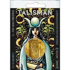 左西女祭司塔羅牌護身符幣，提升直覺力與洞察力，探索內在潛能, 1個, 金色