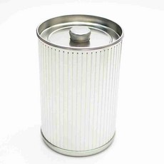 차통 1.3L 커피 보관통 실버 밀폐커피통