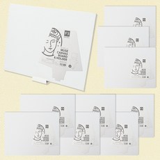 뮤즈 프레임없는 면천 캔버스보드 가로형 F3 사이즈 28x22cm 10개입, 1세트