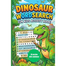 Dinosaur wordsearch book for kids 6-10, 상세페이지 참조, 상세페이지 참조, 상세페이지 참조