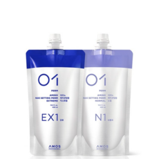 아모스 아미노 매직 셋팅펌 익스트림 (강모)400ml+크림 500ml, 400ml, 1개