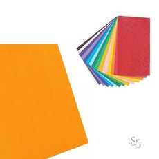 제오오스토어 칼라펠트 비접착 메타릭진노랑 45x30cm 1장 알림판 미술 컬러 게시판