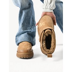 남성 겨울 방한 부츠 플리스 안감 미끄럼방지