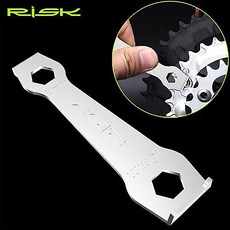 RISK 체인링 너트 렌치 우수한내구성 자전거공구, 1개