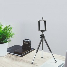 셀카 2단 미니형 Coms 스마트폰 촬영 삼각대 휴대용, 상세페이지 참조, 1개