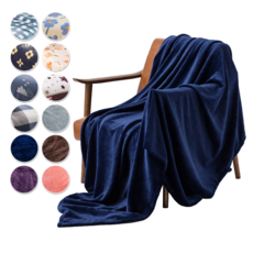 法蘭絨毯 - 冷氣毯薄毯 沙發毛毯