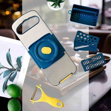 만능 채칼 세트 스텐채칼 야채채썰기 양배추슬라이서 만능채칼슬라이서 핸드가드 당근채썰기