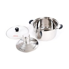 키친아트 빨래 삶는 아기옷 행주 수건 냄비 통 스텐 들통 대용량 빨래솥 22cm 30cm, 1개, 단일사이즈