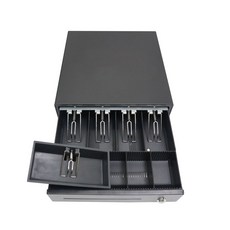 현금통 가게 업소용 보관함 금전함 현금출납기 캐쉬박스, 1개, J. 335 2중 구조 소형 현금함  5칸  검정색