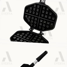 가정용 간식 베이킹 와플팬 4구 가정용와플기계