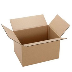 三層紙箱 瓦楞紙箱 快遞箱 搬家宅配箱 紙盒, 卡其色, 1個