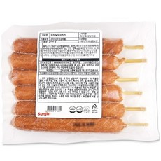 선진FS 꼬치 칼집 소시지 540g 후랑크 한돈 소세지 핫바