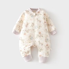 嬰兒保暖睡袋 加棉夾棉春秋分腿睡衣