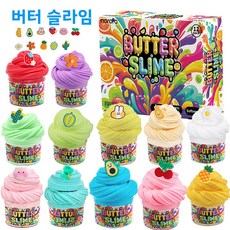 [블리밍슬라임] 아트니즘 버터 슬라임 50ml x 12종 세트, 12개, 50g, 다 색