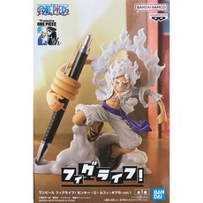 BANDAI 航海王 ONE PIECE FIG LIFE 魯夫 齒輪5 尼卡 手辦, 1個