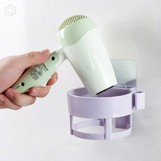 [PickLife] 드라이거치대 드라이기스탠드어거치대 무타공 파스텔 헤어드라이기 거치대 드라이어 걸이