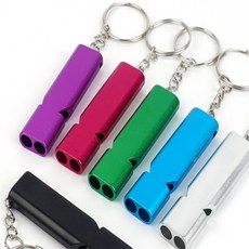 더가 새학기준비 호루라기 키링 호신용호각, 그린