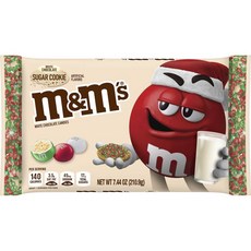 m&m's 白巧克力糖餅乾聖誕節, 1個, 210.9克